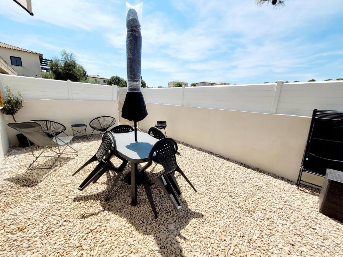 Logement Independant "Les Coquelicots", Terrasse Proche Des Plages Et Montpellier Juvignac Kültér fotó